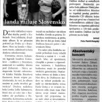 Janda miluje Slovensko; Petržalské noviny, roč. 17, č.12