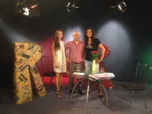 Anka Repková s Karin Majtánovou a Ladislavom Munkom v TV Ružinov