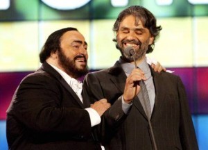 Luciano Pavarotti, Andrea Bocelli