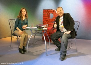 Anka Repková s moderátorom Romanom Bomboš v relácii Relax na TV Ružinov